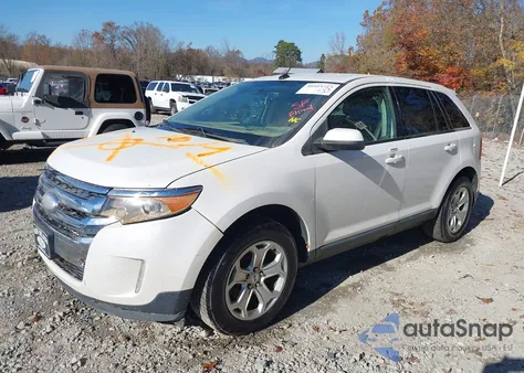 2013 Ford Edge Sel z USA, uszkodzony, nr VIN 2FMDK3JC6DBE36454